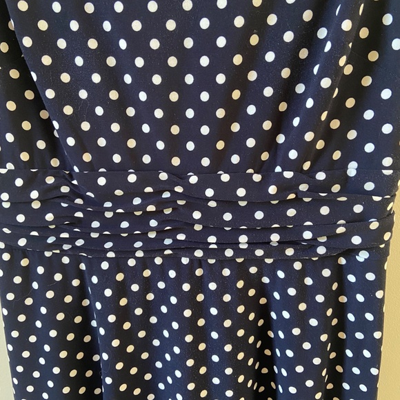 Sleeveless Polka-Dot Dress - Picture 2 of 3